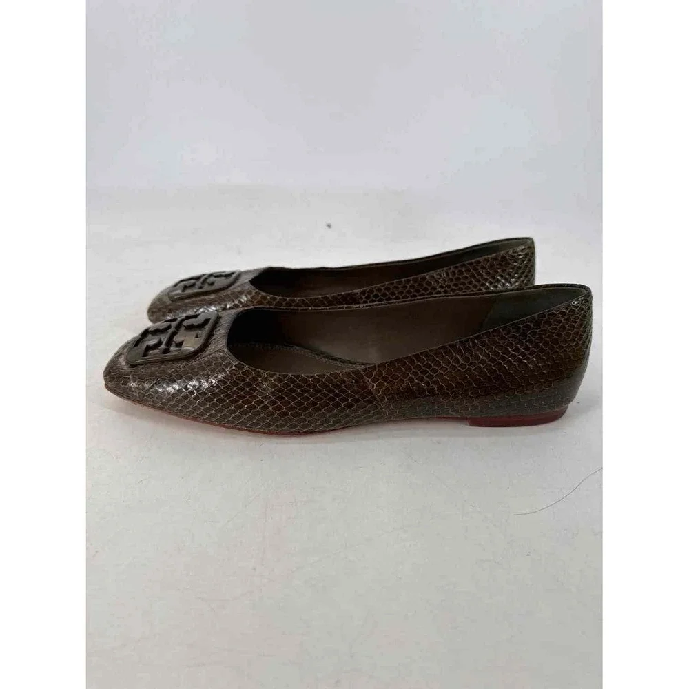 Shoe Size 9 Tory Burch Brown Flats
